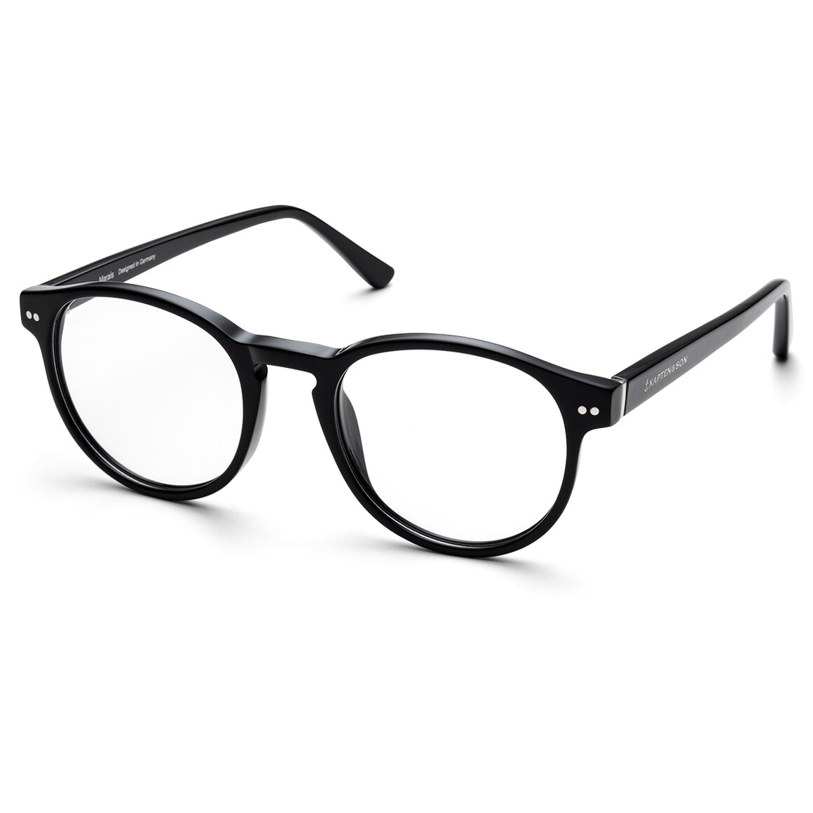 Kpten & Son Marais Small Shine Black mit Sehstärke